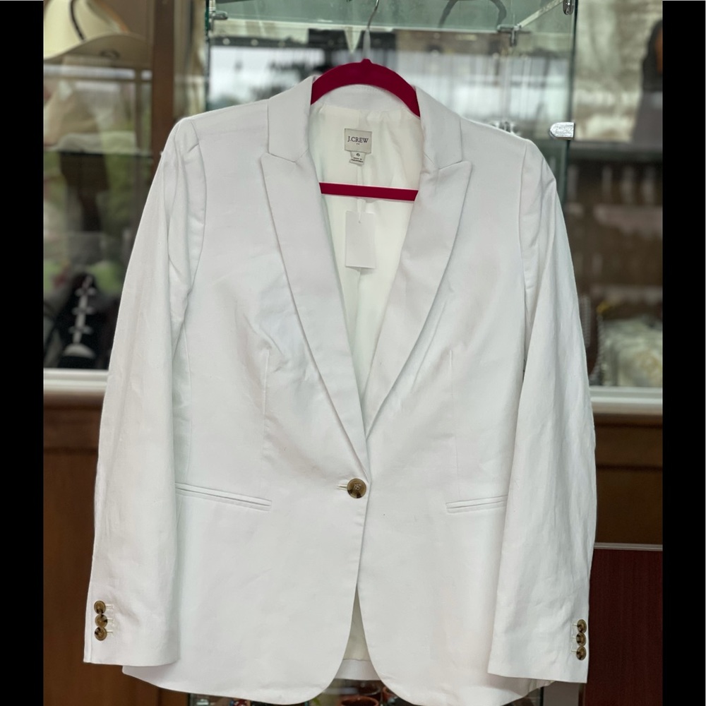 White J.Crew Ladies Blazer